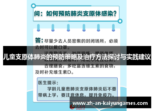 儿童支原体肺炎的预防策略及治疗方法探讨与实践建议